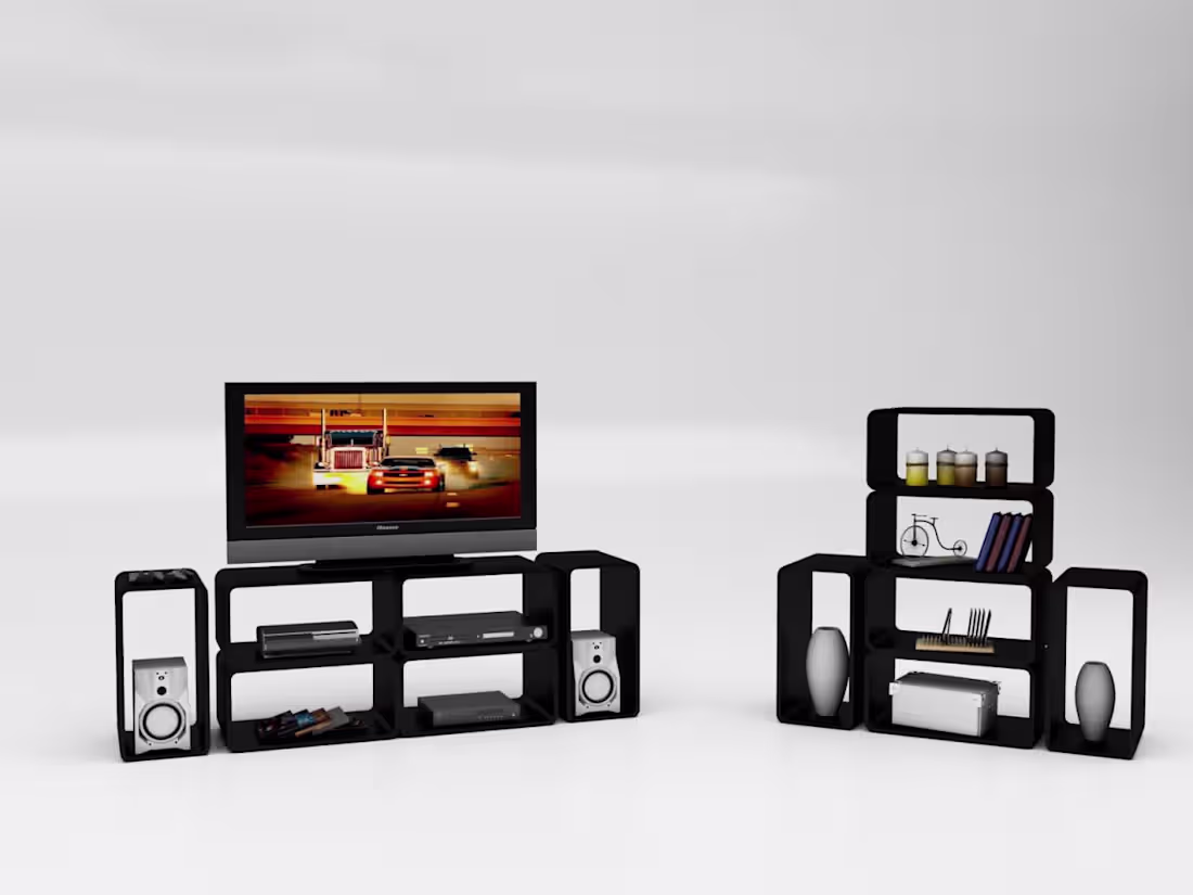 Cover image for Award winning modular TV stand