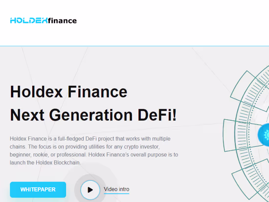 Cover image for Holdex Finance