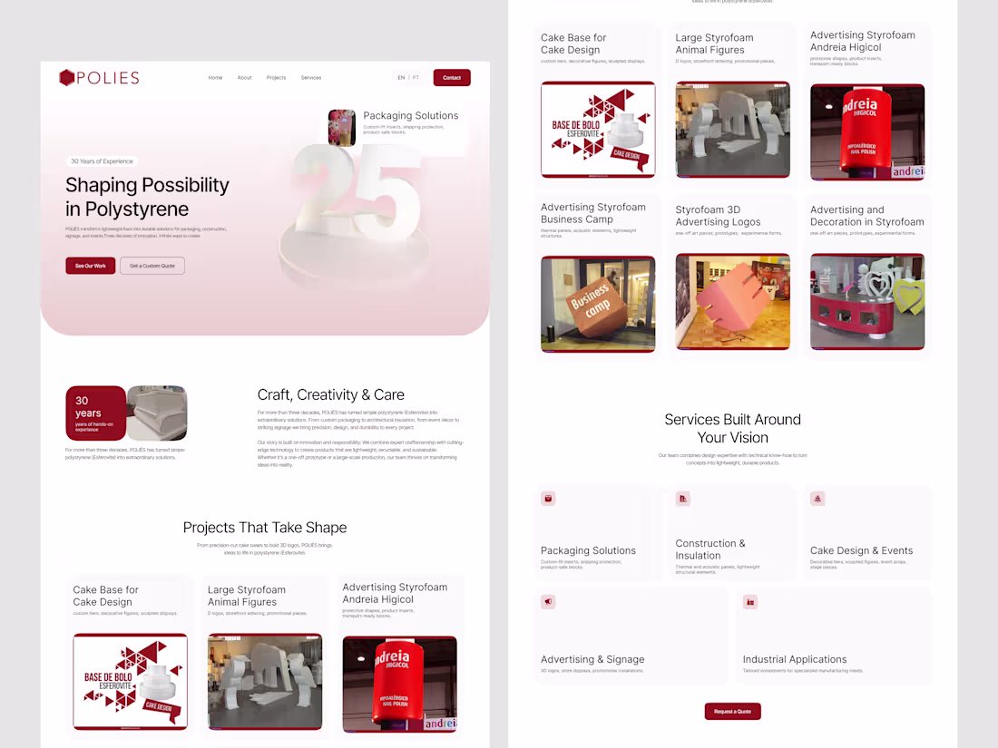 Cover image for POLIÉS Website Redesign