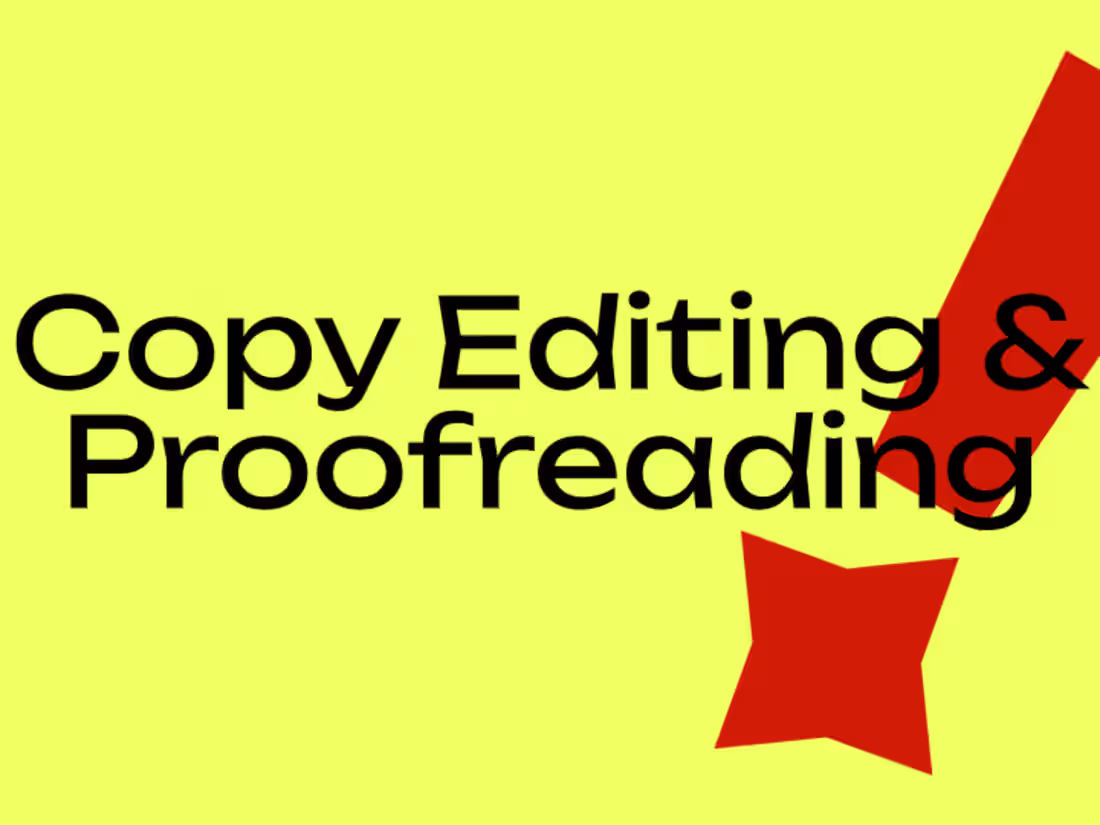 Cover image for Long-form Copy Editing/Proofreading - Books, Blog Posts, etc