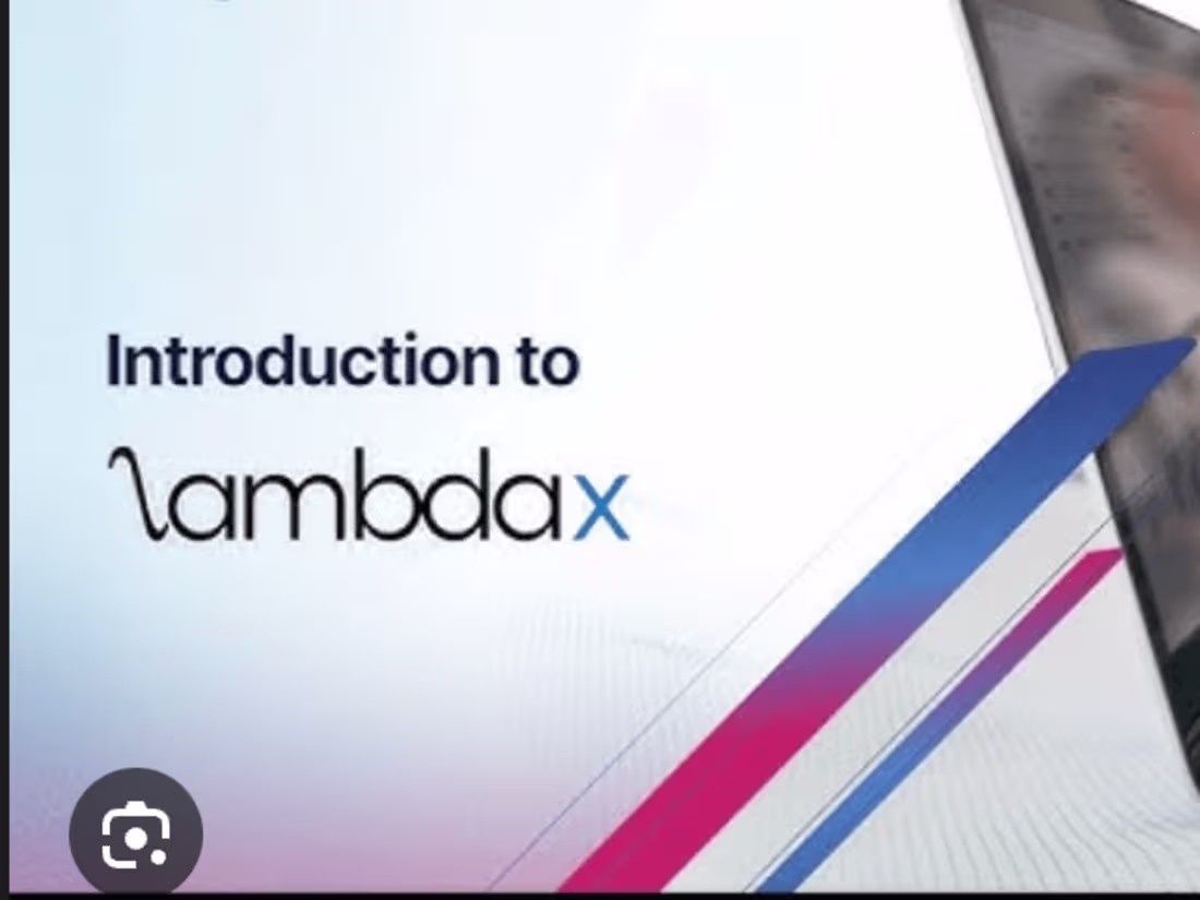Cover image for Lambdax.ai