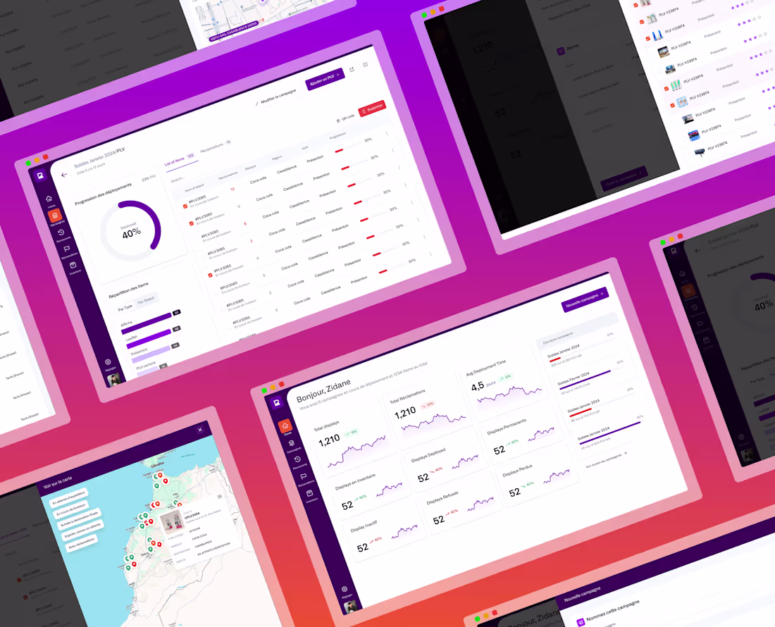 Cover image for RetailScan - UI design for a POS tracking software. 