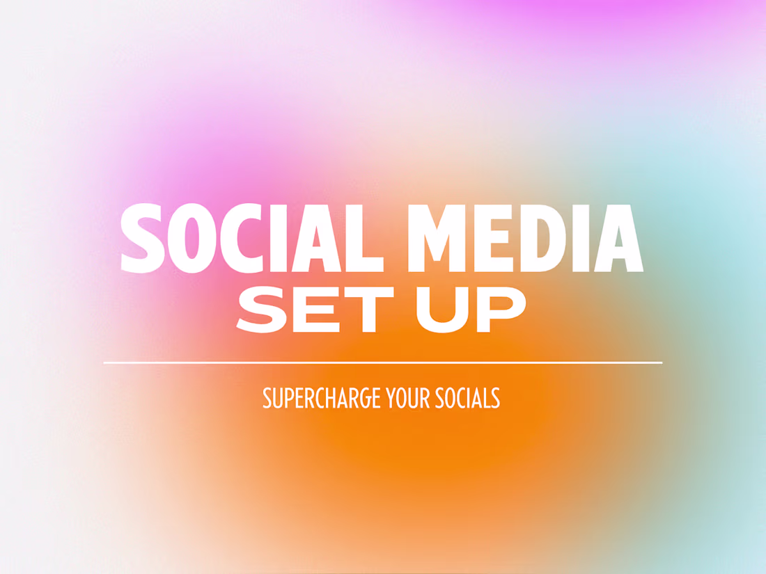 Cover image for ✨ The Social Media Set Up ✨