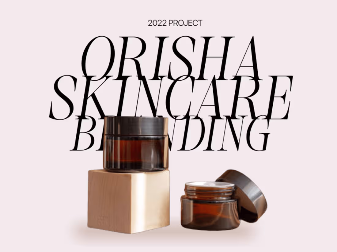 Cover image for Orisha Skincare | Brand Identity & Website Design