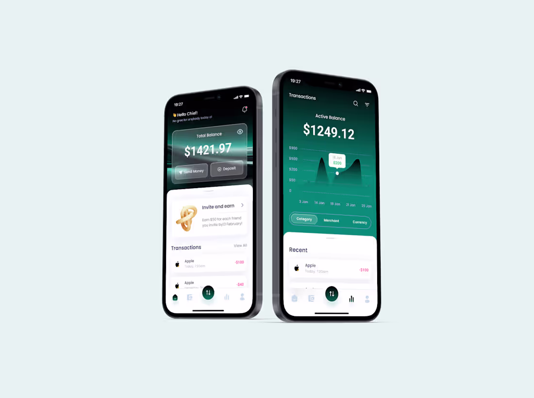 Cover image for Mobile: Finance App Design