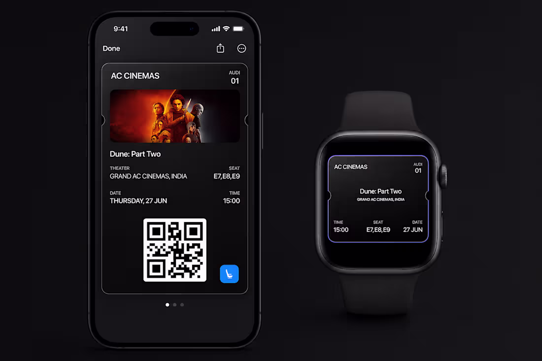Cover image for AC CINEMAS - Apple Wallet