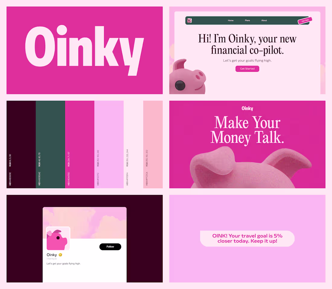 Cover image for Oinky - Visual identity