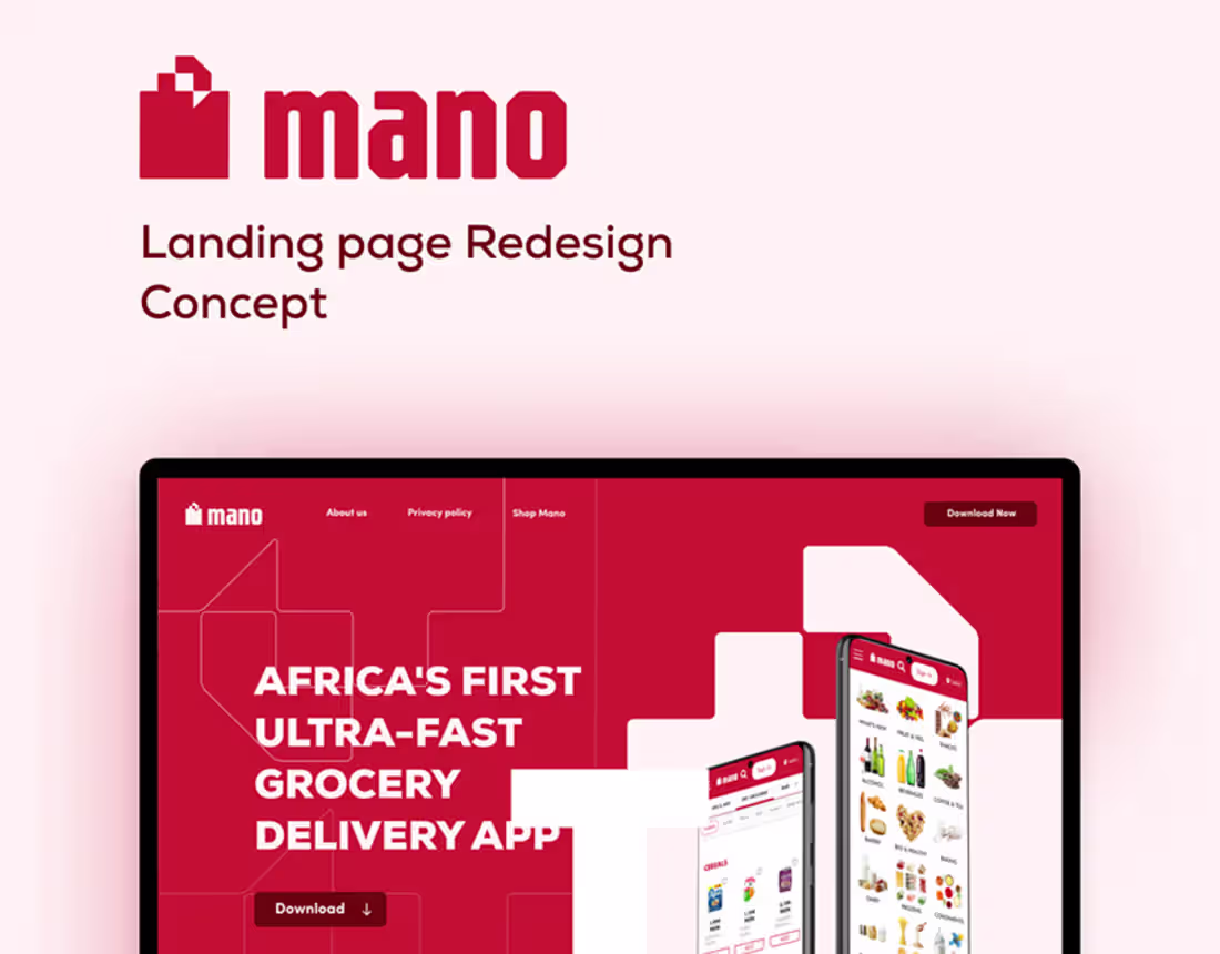 Cover image for MANO STORE on Behance