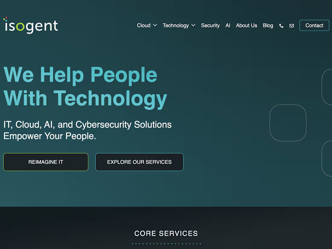 Cover image for New site for Isogent