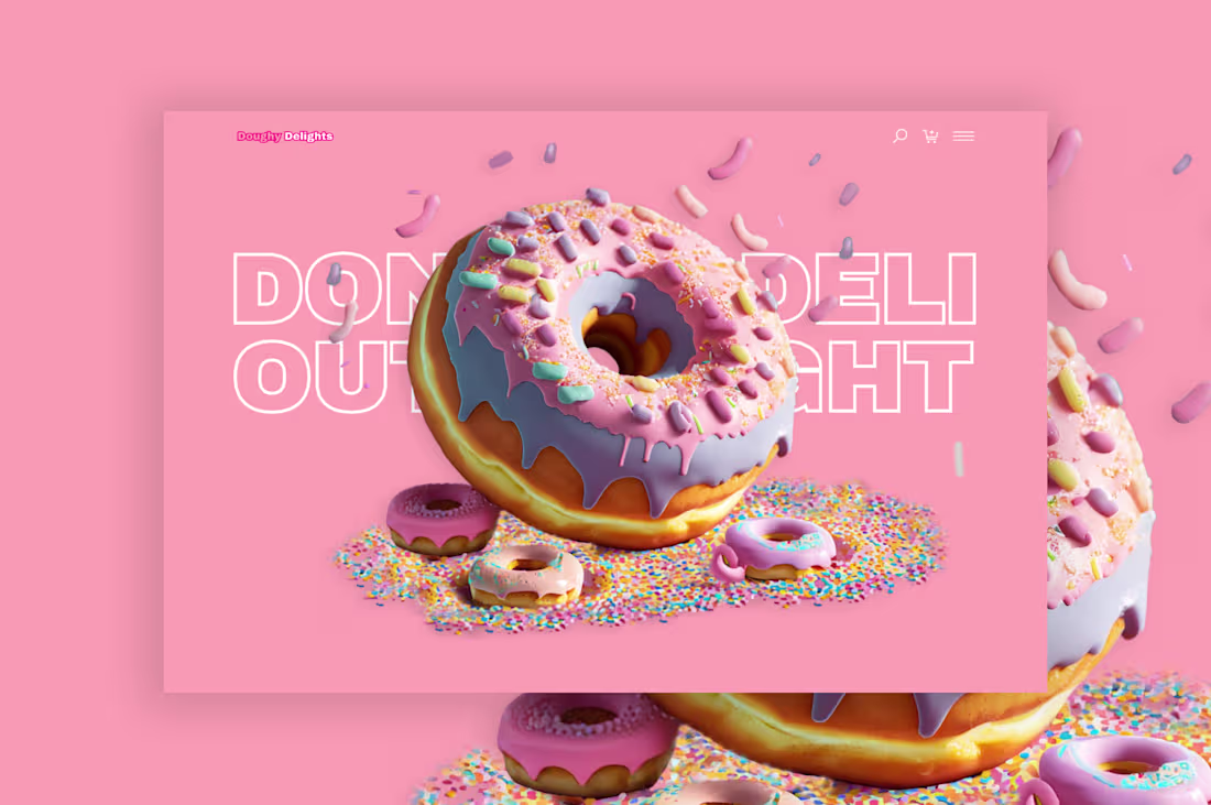 Cover image for Donut Bakery Website