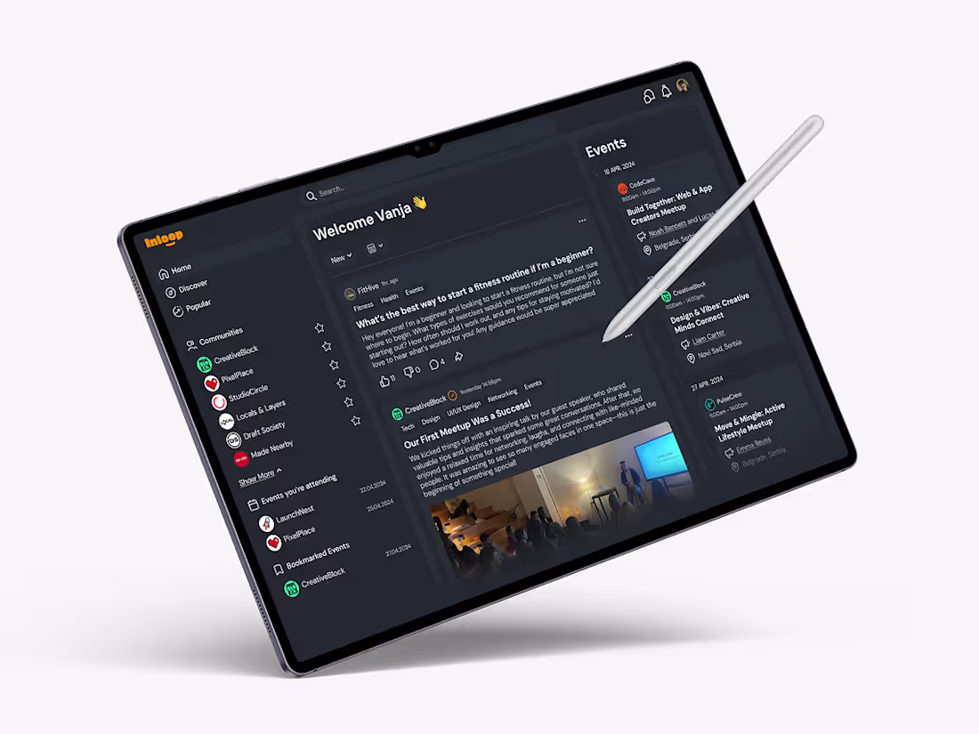 Cover image for Web App for Events