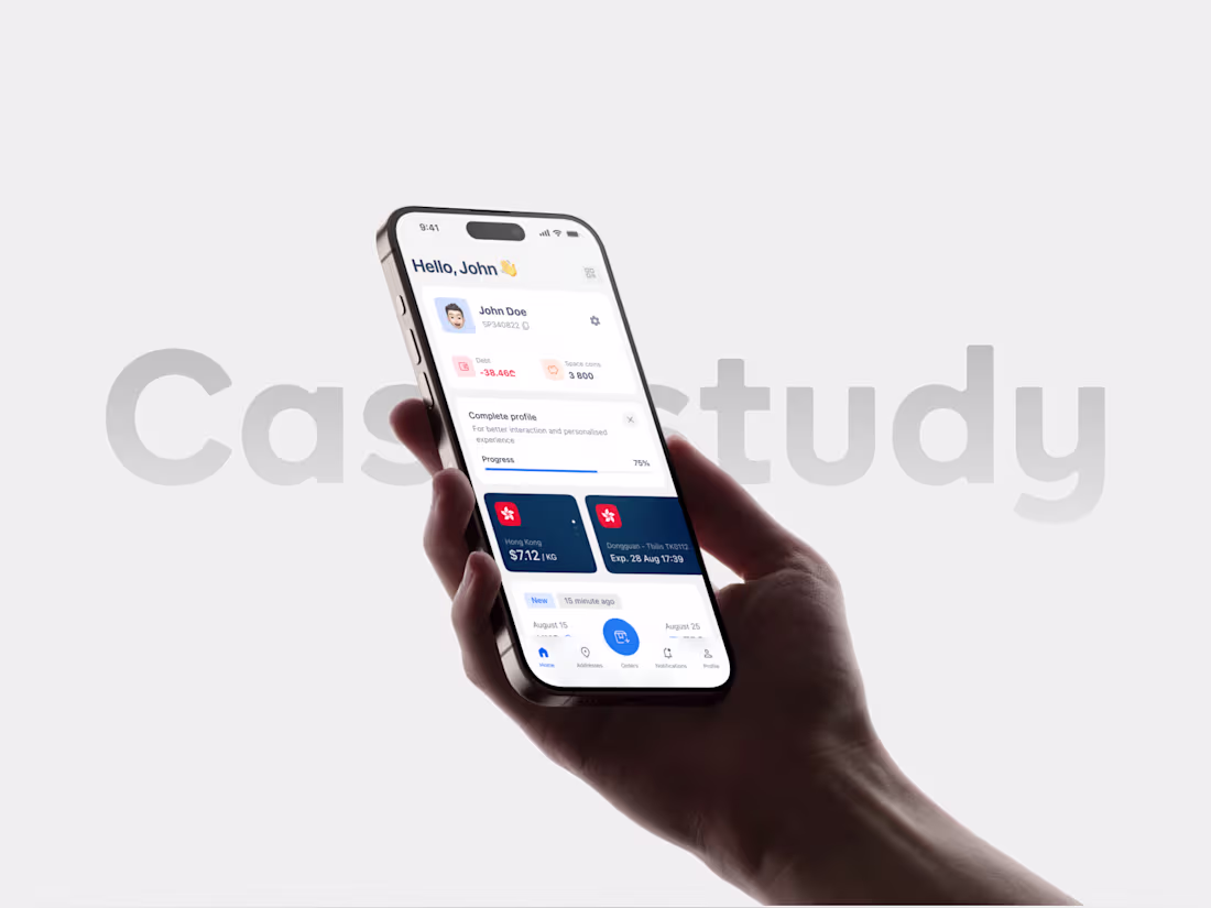 Cover image for Spacecargo app - Casestudy
