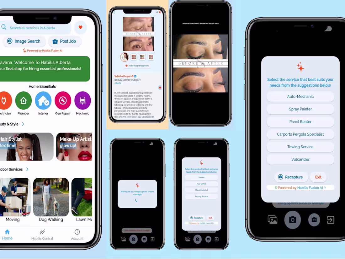 Cover image for UI design, Development of AI powered App