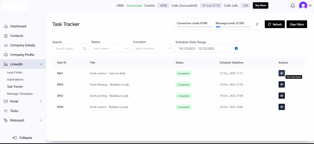 Cover image for Built a custom LinkedIn automation system similar to Phantom...
