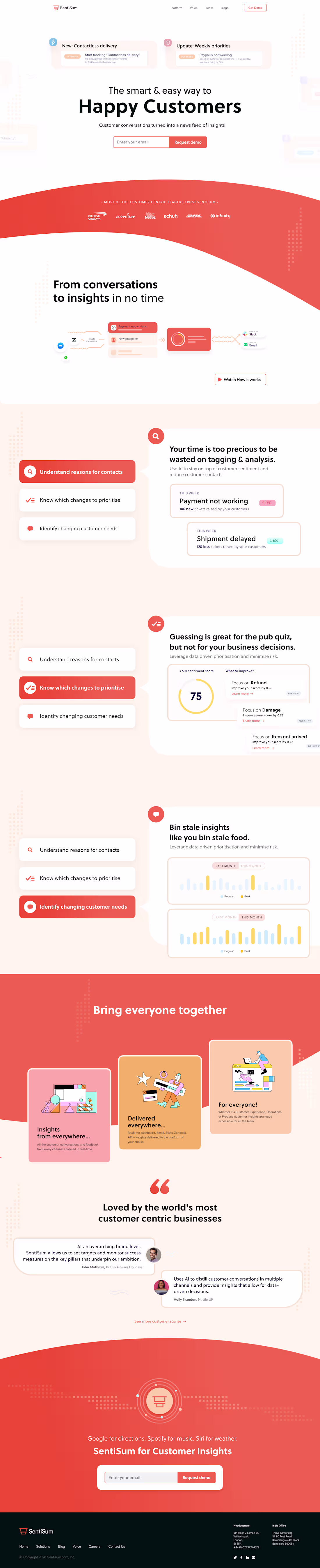 Cover image for Website design for a London based Saas company 