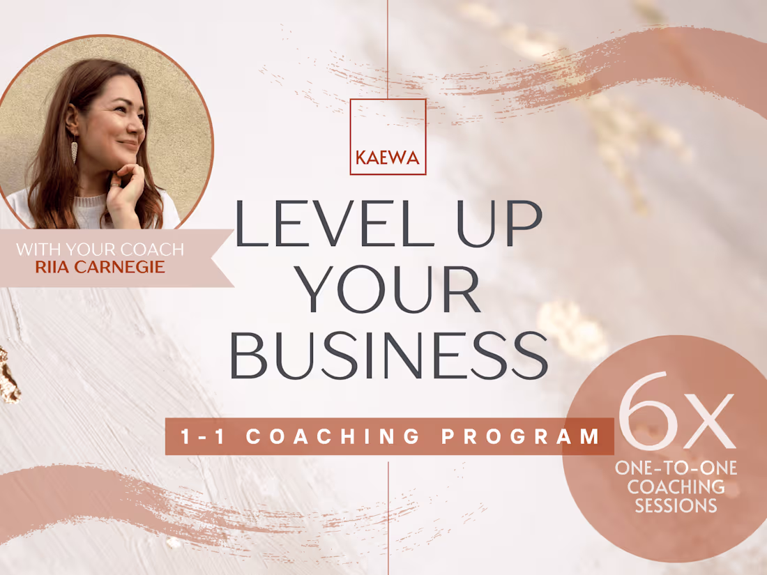 Cover image for Level Up Your Business - 1-1 Coaching Package