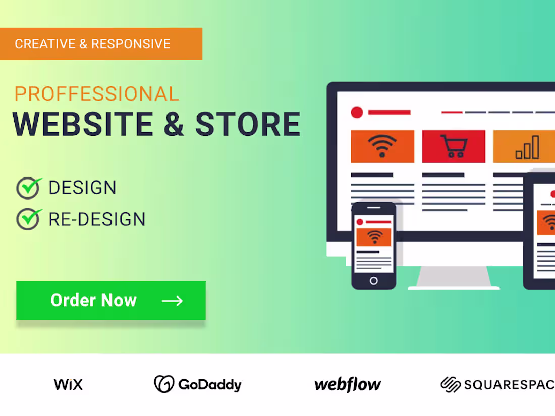 Cover image for I will design WordPress website and setup marketing tools
