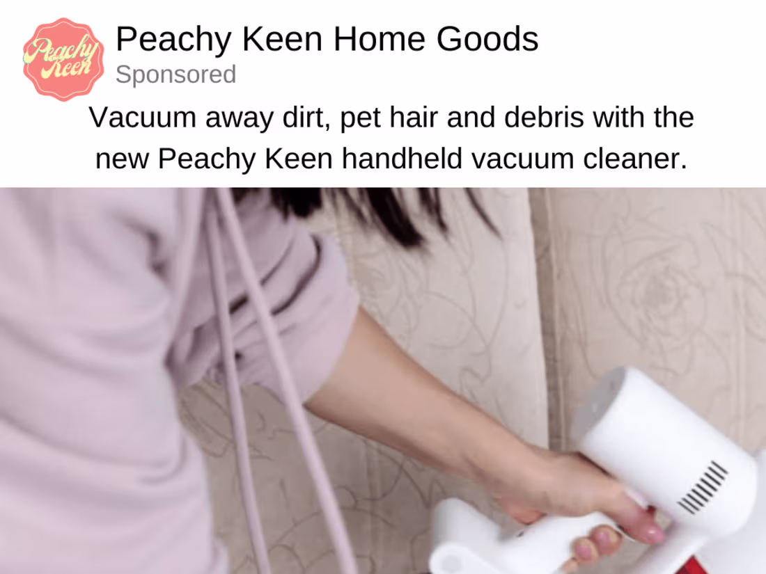 Cover image for Peachy Keen FB Ad [spec]