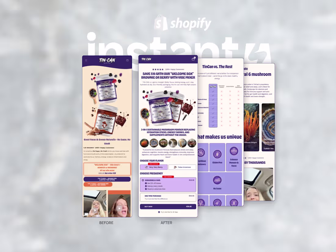 Cover image for Conversion Rate Optimization - CPG - Supplements