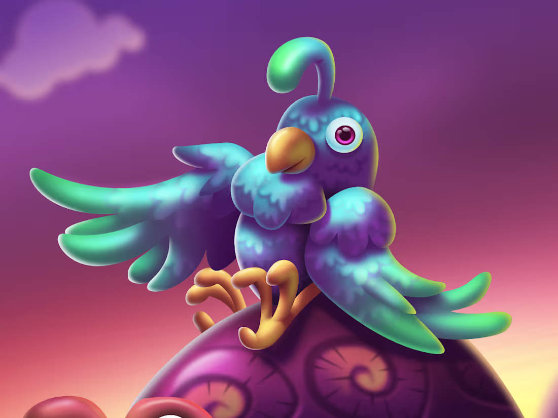 Cover image for Turtle and Bird - Illustration and Animation