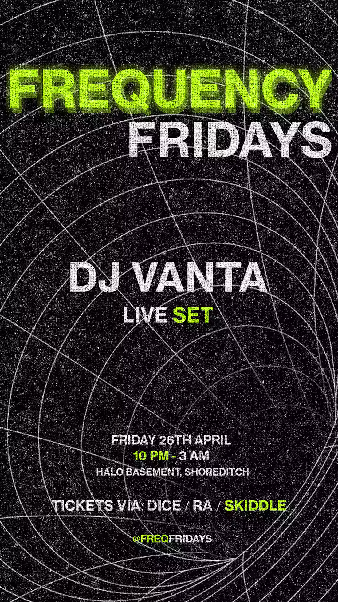 Cover image for Frequency Fridays – Event Flyer & Social Design