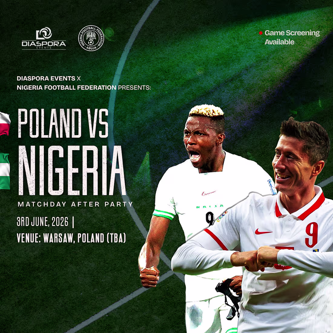 Cover image for Nigeria's Super Eagles Matchday Flyer