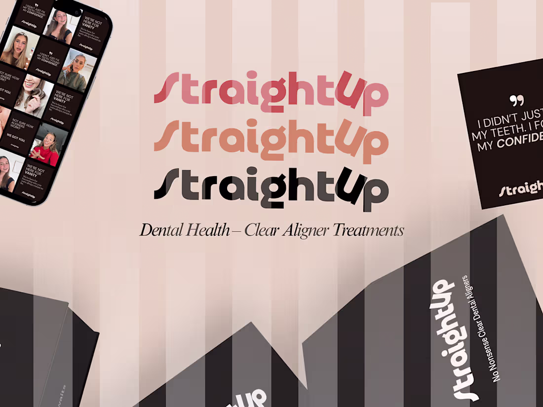 Cover image for Brand Identity Development for straightup
