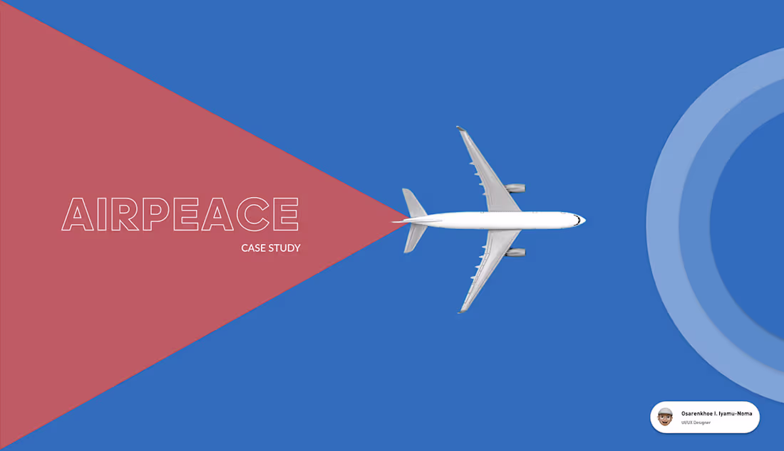 Cover image for AirPeace Landing Page: Redesign