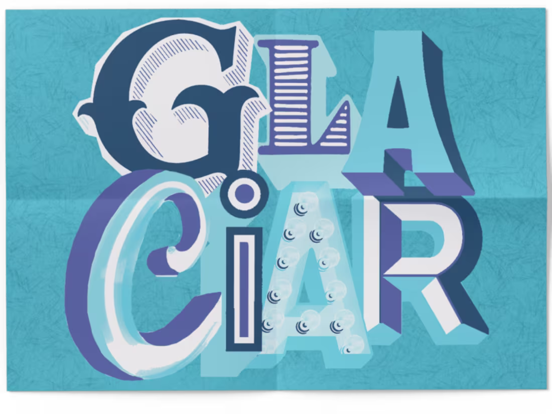 Cover image for Glaciar and the antartic breeze