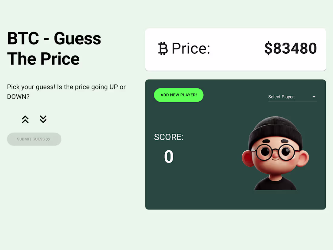 Cover image for BTC Guessing Game