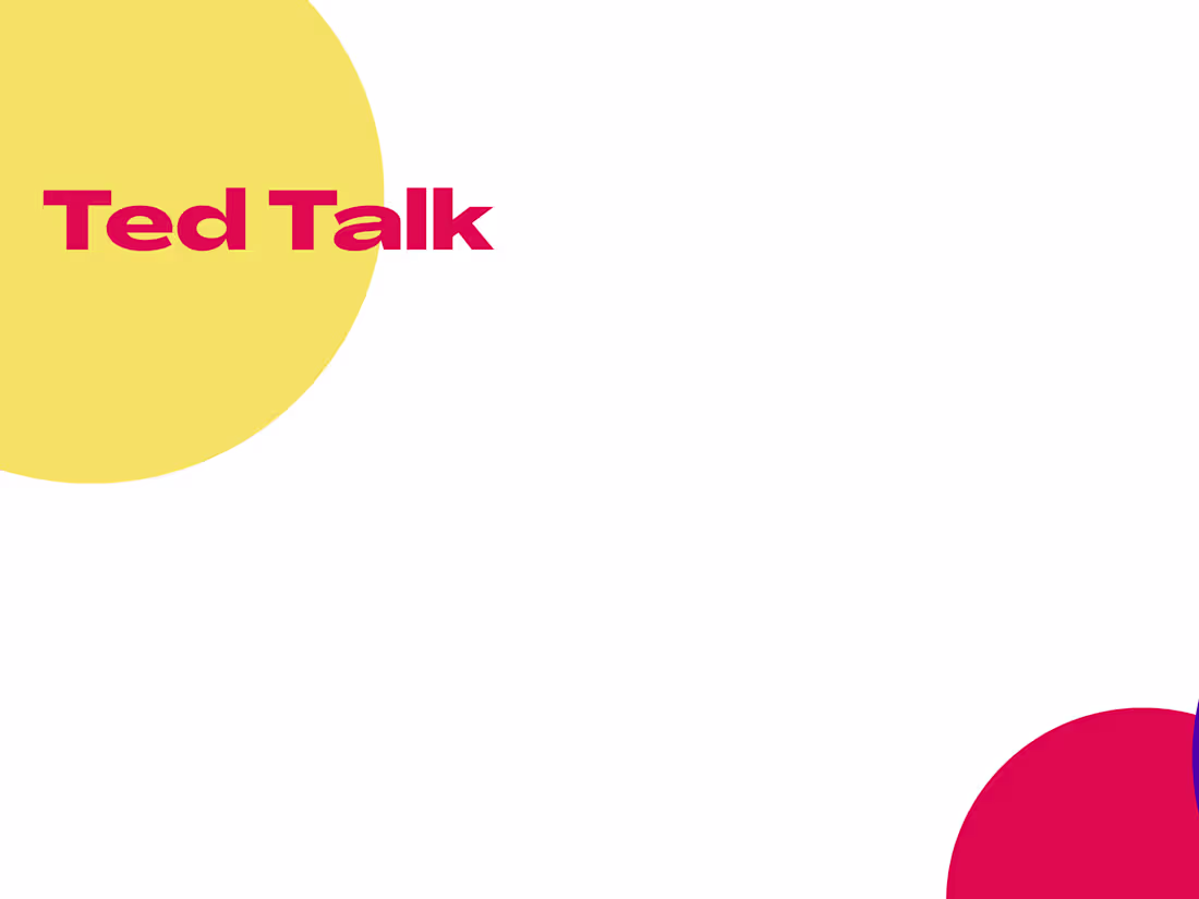Cover image for TED Talk