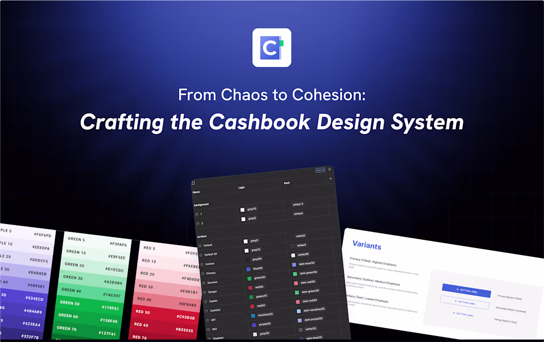 Cover image for From Chaos to Cohesion: Crafting the Cashbook Design System