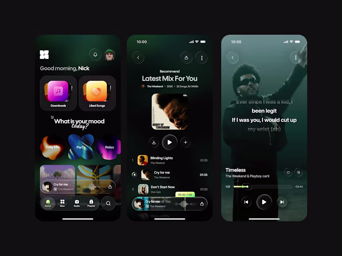 Cover image for Design for the mood. Remove the noise. Let the music breathe...