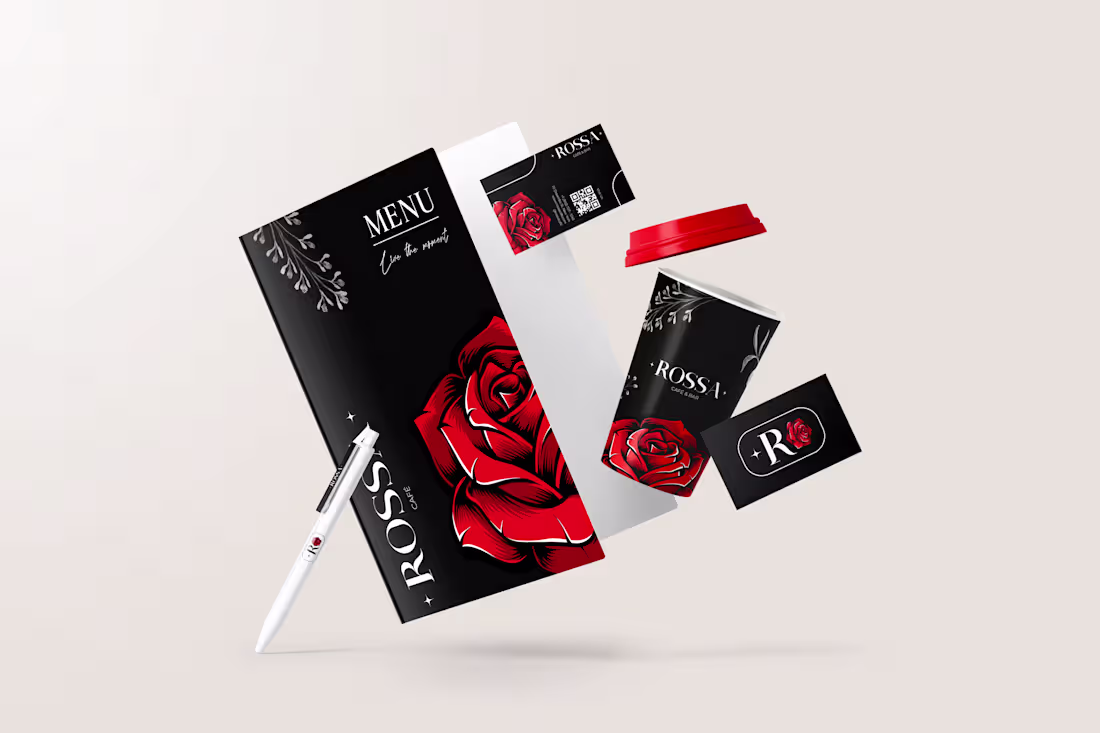 Cover image for ROSSA Café & Bar - Visual Brand Identity