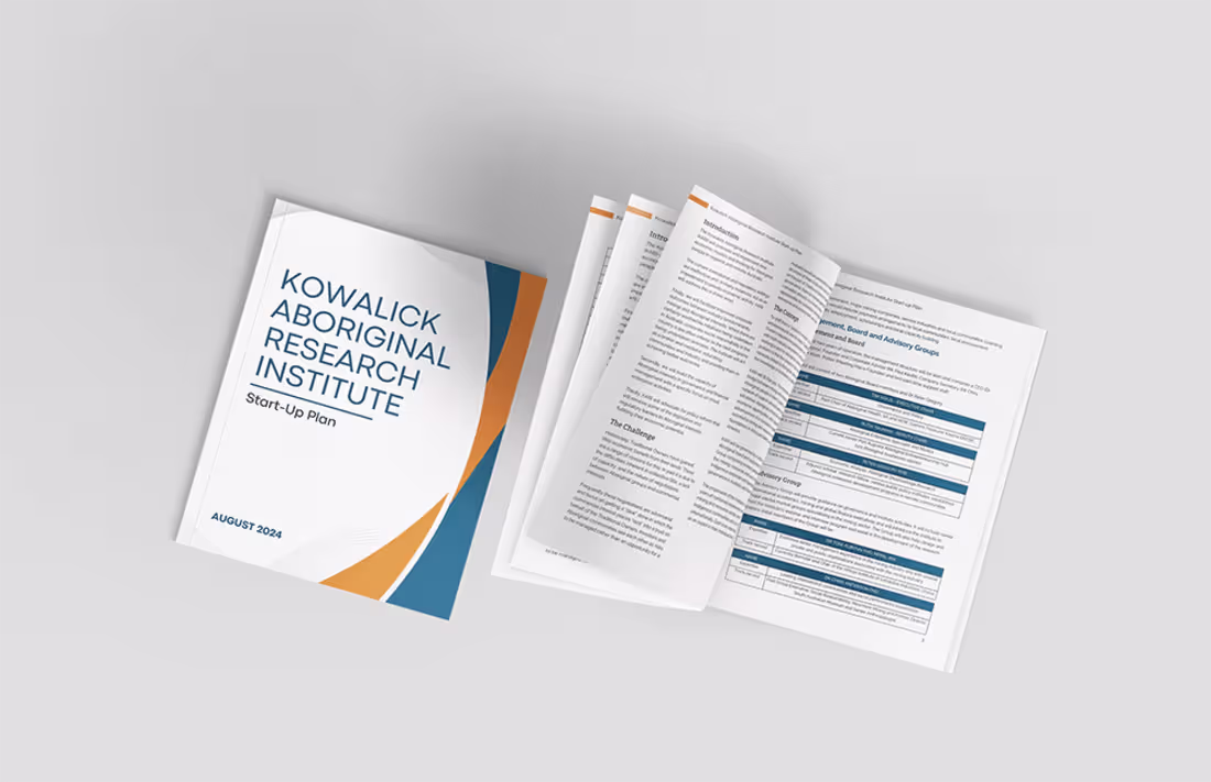 Cover image for Start-up Plan & Proposal Document Design