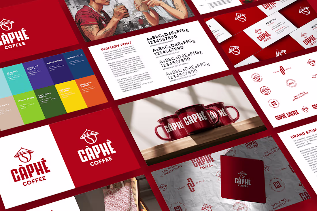 Cover image for CAPHE COFFEE BRANDING: Behance