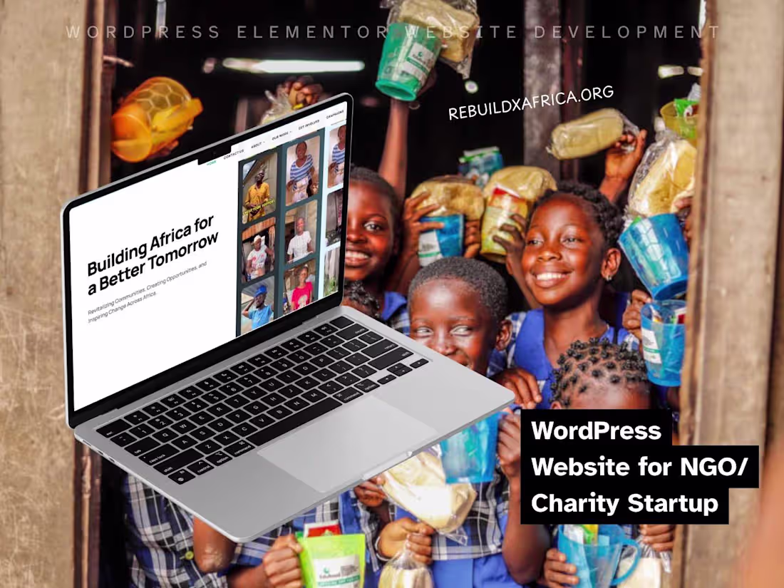 Cover image for Charity/NGO WordPress Website - in 4 Weeks!