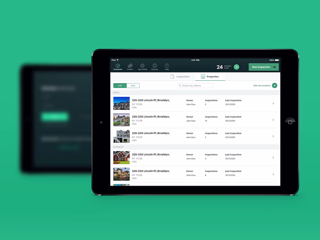 Cover image for Real estate inspection app