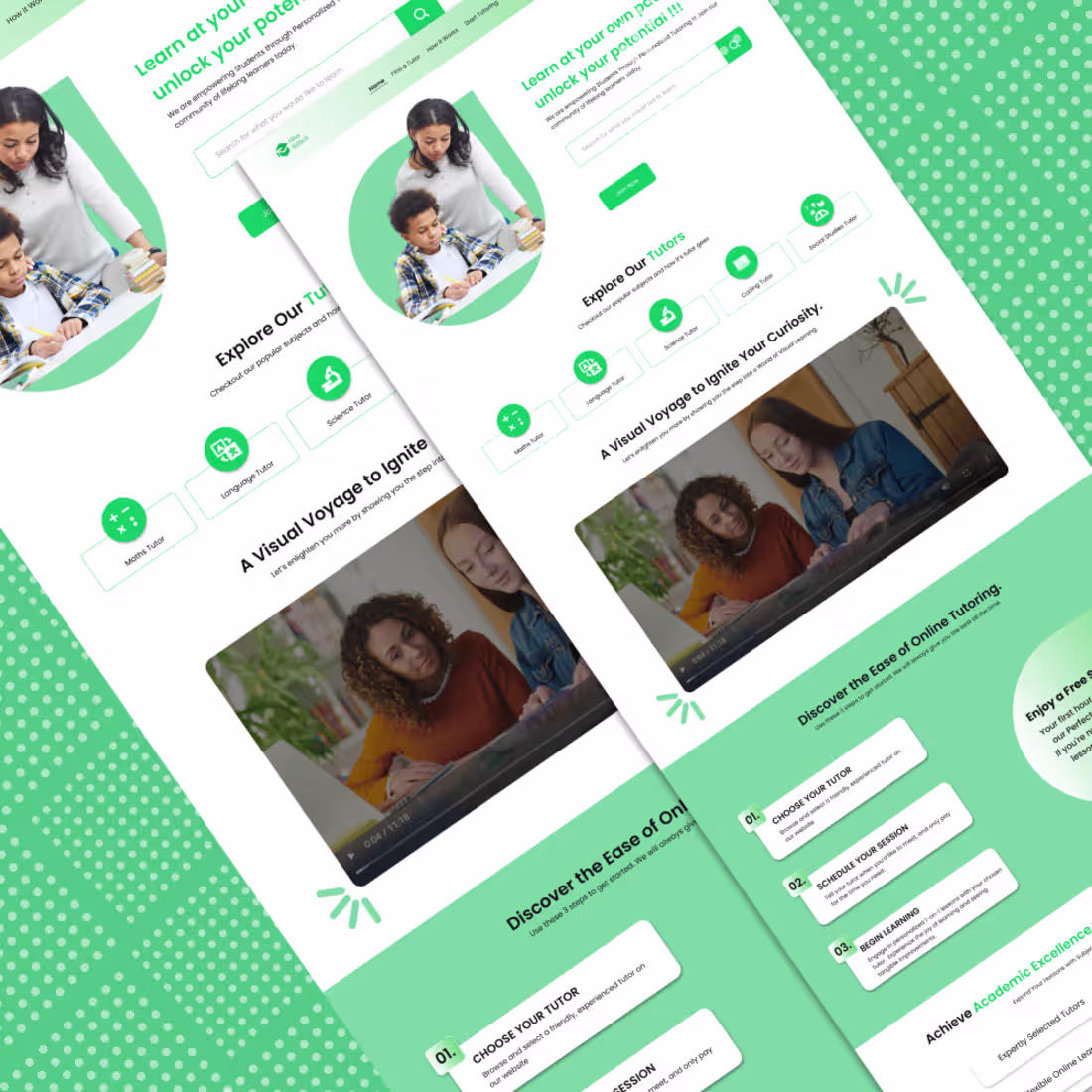 Cover image for EduTech Website Design