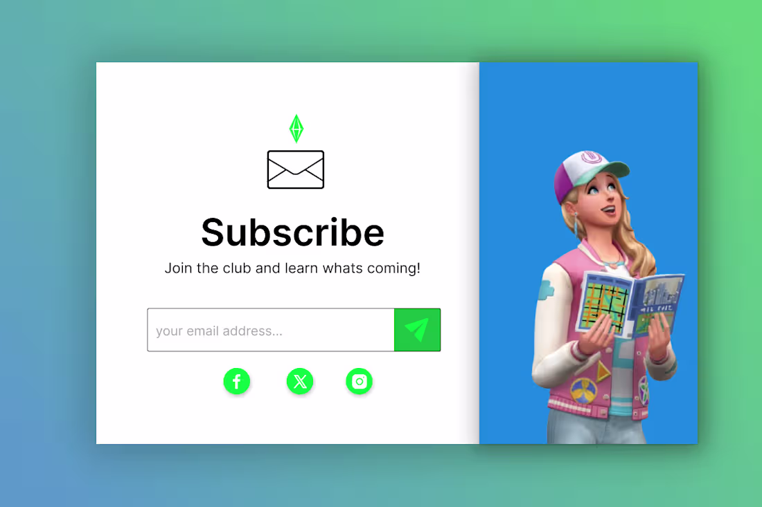 Cover image for Day 026 — Subscribe | 100 days UI challenge