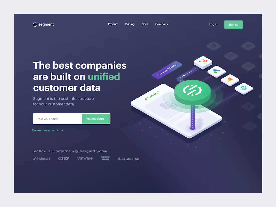Cover image for Twilio Segment [website / product / design system]