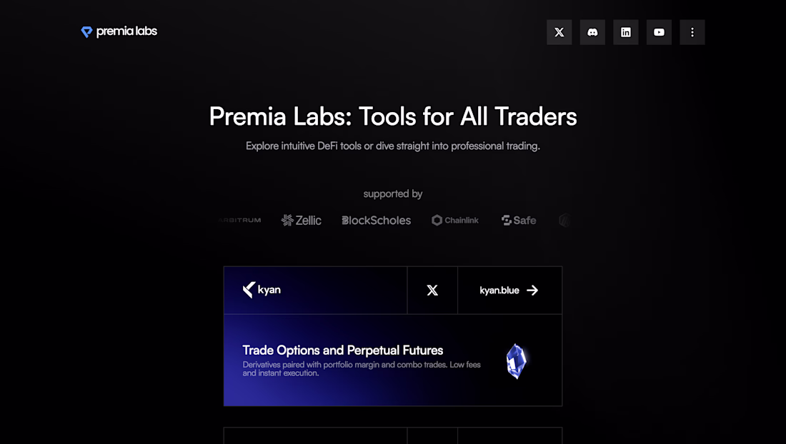 Cover image for Premia.blue (https://Premia.blue) landing page