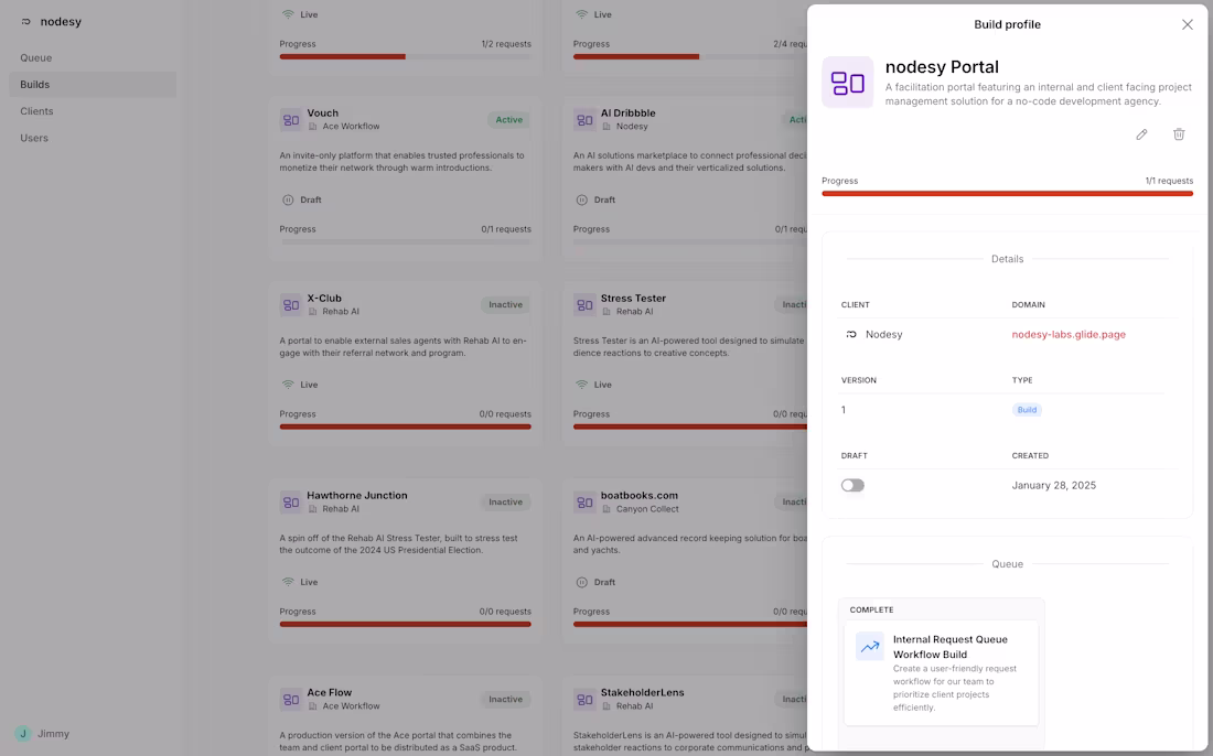 Cover image for Project & Operations Portal for an automation agency.
