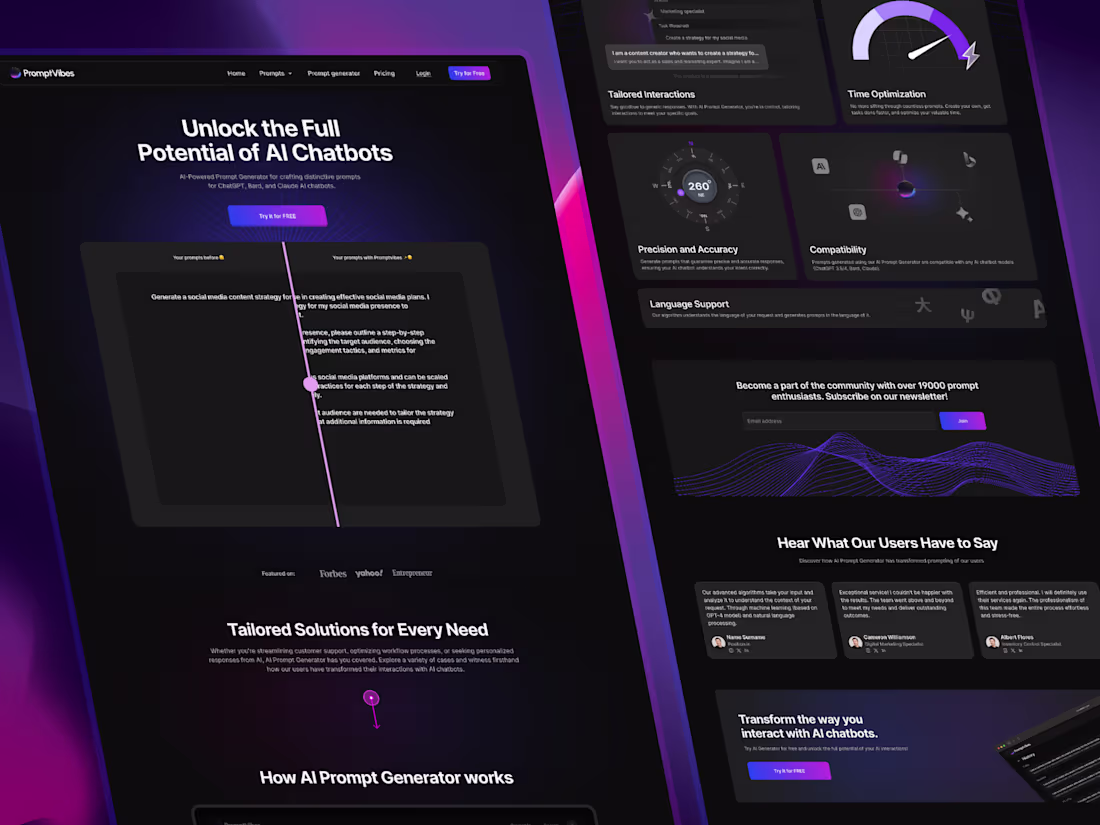 Cover image for PromptVibes- ChatGPT Prompt Generator