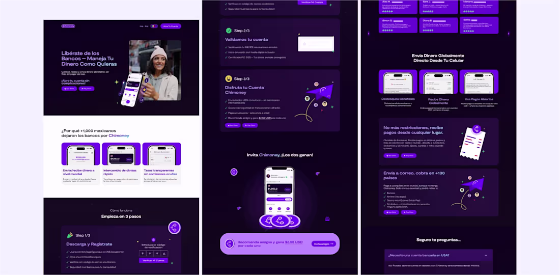 Cover image for Landing Page For Chimoney Mexico Launch