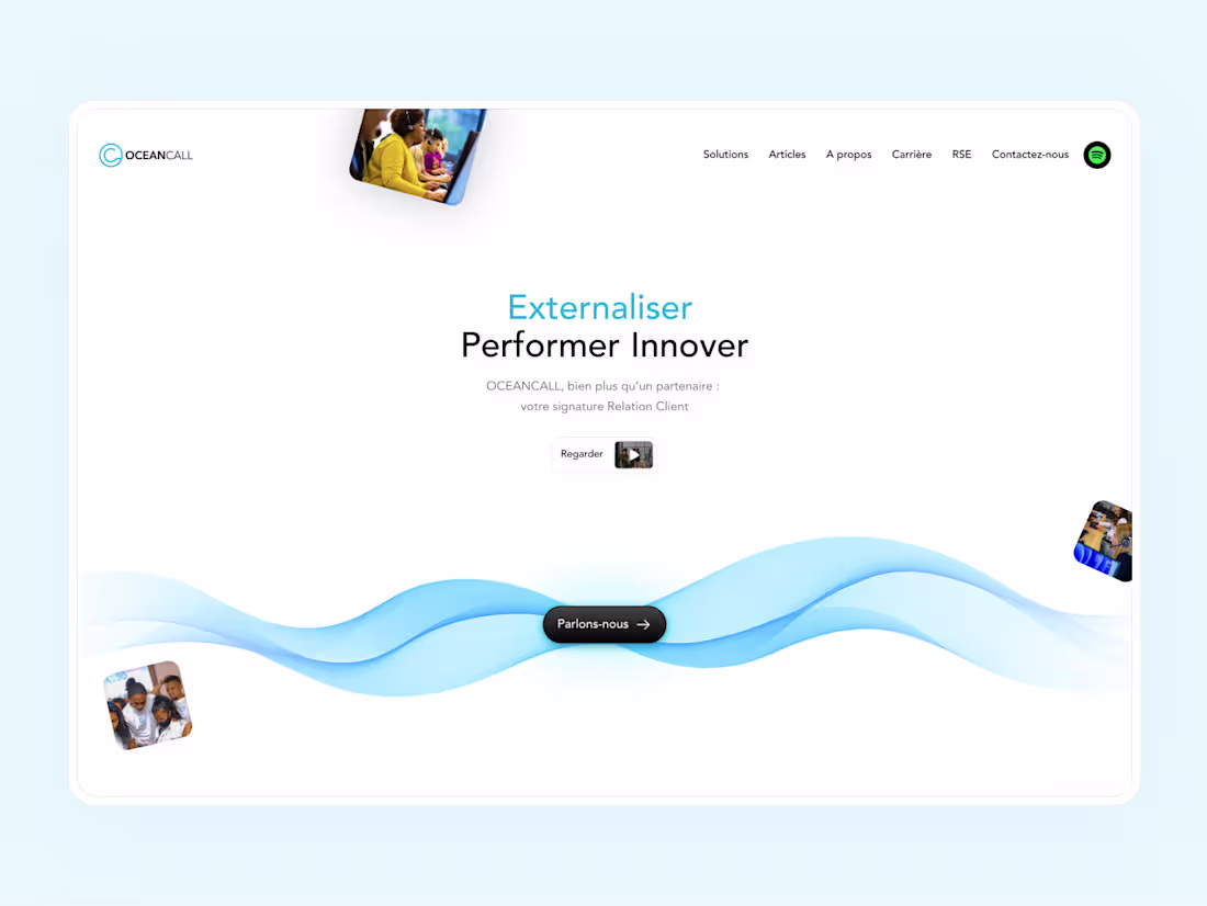 Cover image for Oceancall Website | Design & Dev