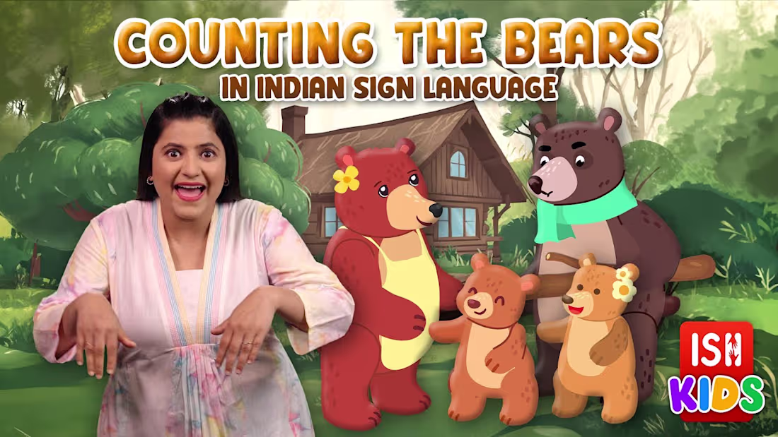Cover image for Counting the Bears | Kids Rhymes-Stories | Children Animations
