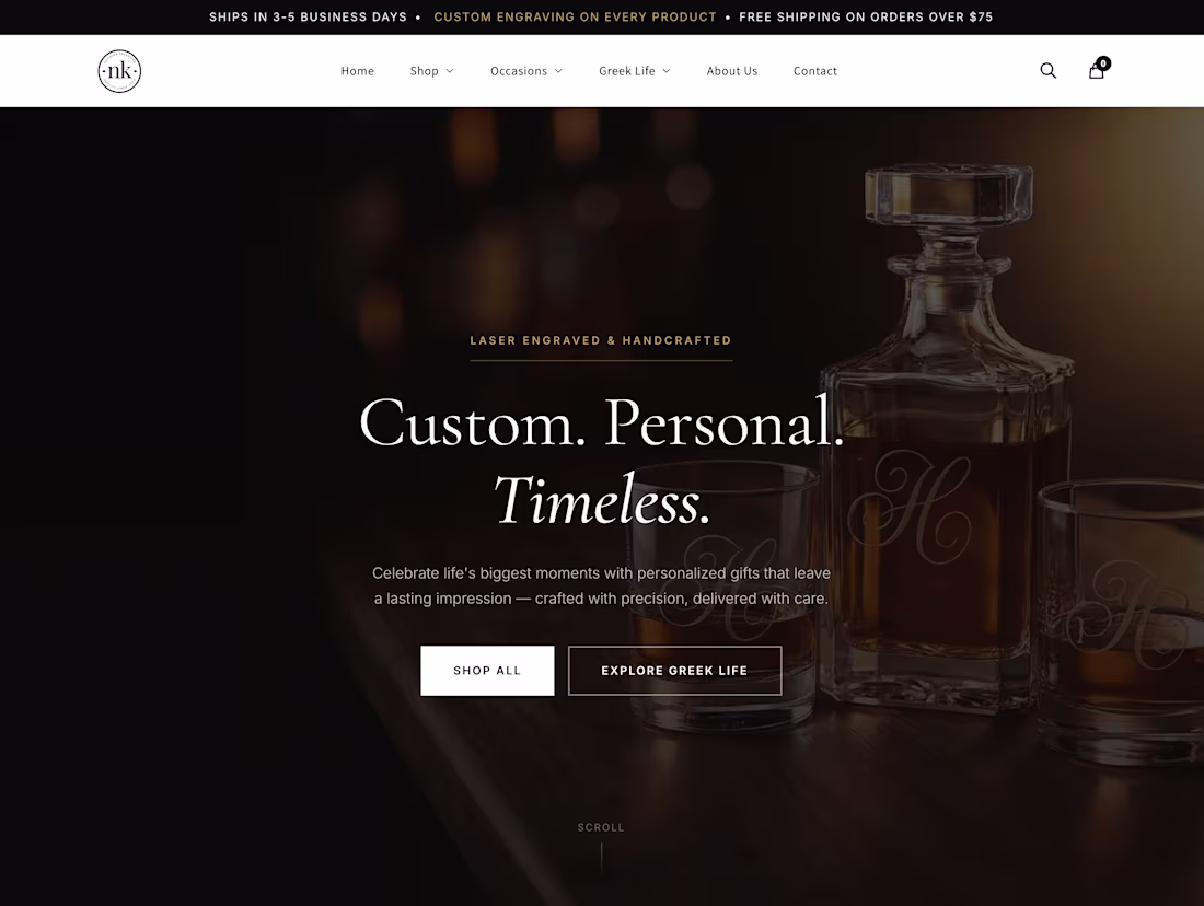 Cover image for Custom Shopify 2.0 theme built