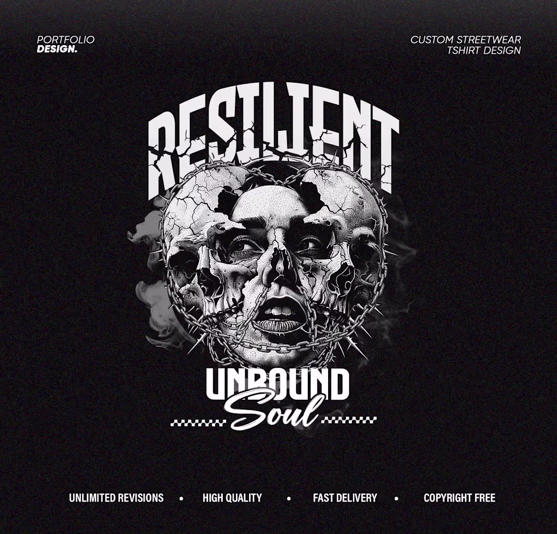 Cover image for Custom Skrull Streetwear tshirt design
If