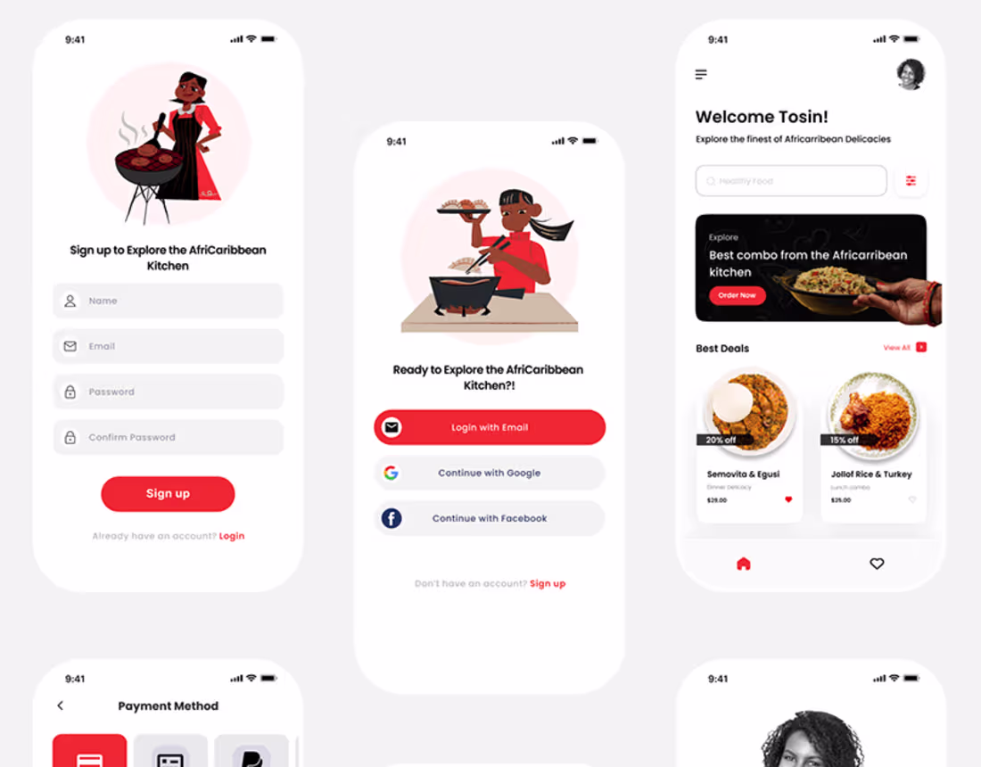Cover image for Food Delivery App - A UX/UI case study on Behance